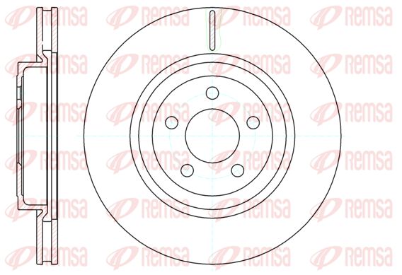 Tarcza hamulcowa KAWE 61269 10