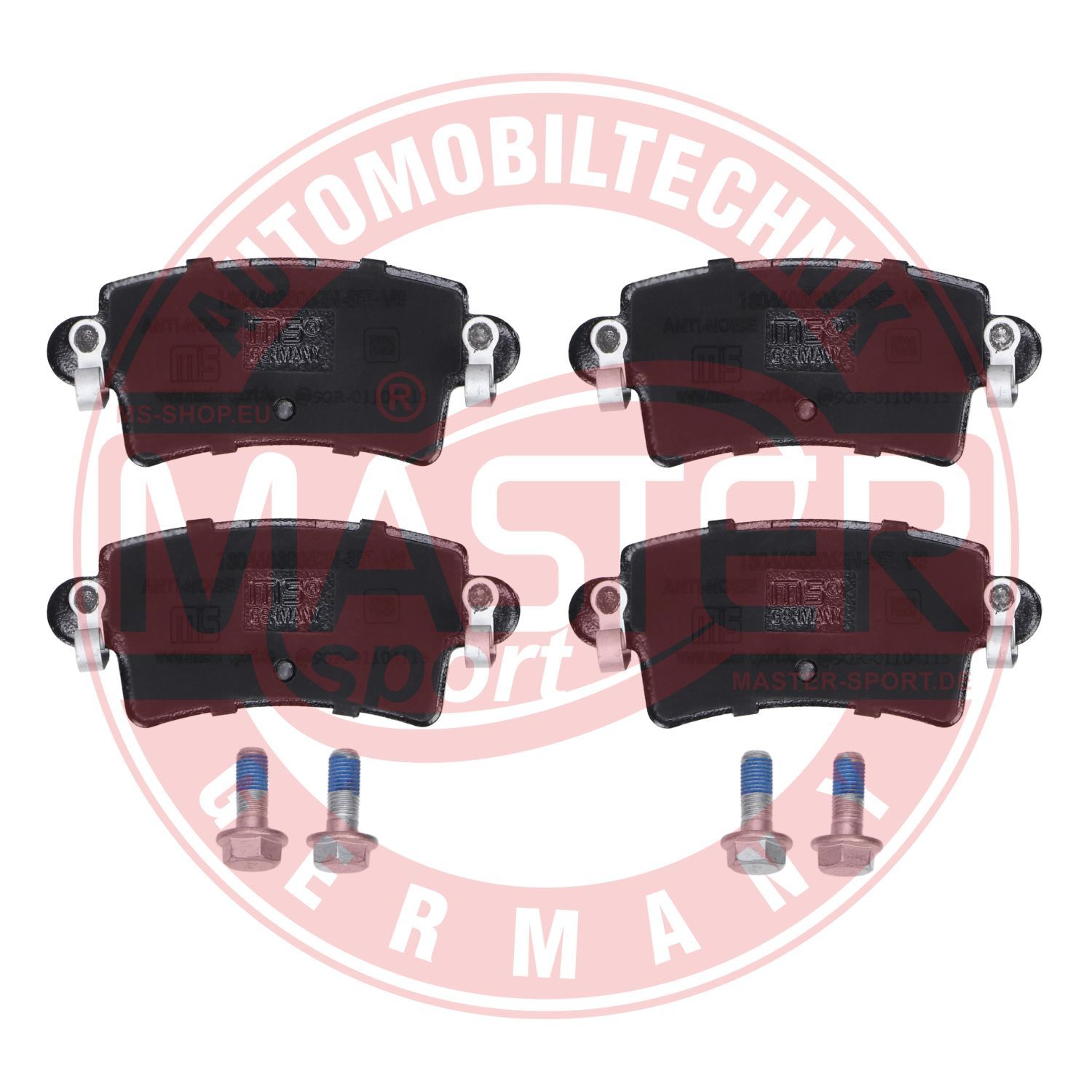Zestaw klocków hamulcowych, hamulce tarczowe MASTER-SPORT GERMANY 13046038062N-SET-MS