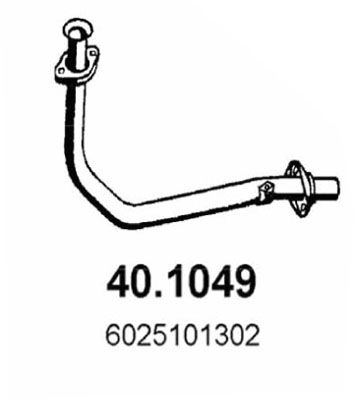 Rura wydechowa ASSO 40.1049