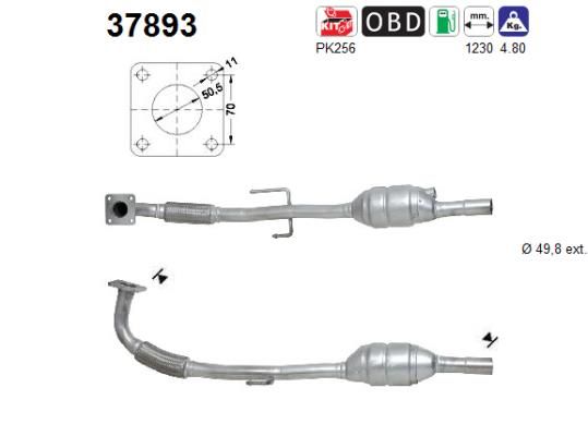 Katalizator AS 6N0253058RX