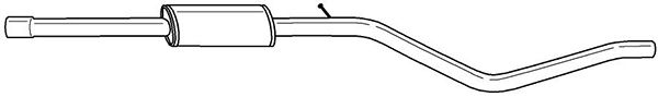 Tłumik środkowy SIGAM 49424