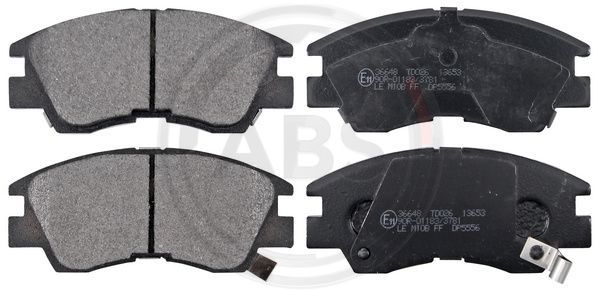 Zestaw klocków hamulcowych, hamulce tarczowe A.B.S. 36648