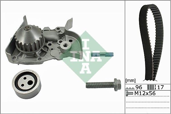 Veepump + hammasrihmakomplekt