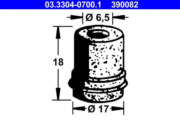 Capac, rezervor lichid frana ATE 03.3304-0700.1