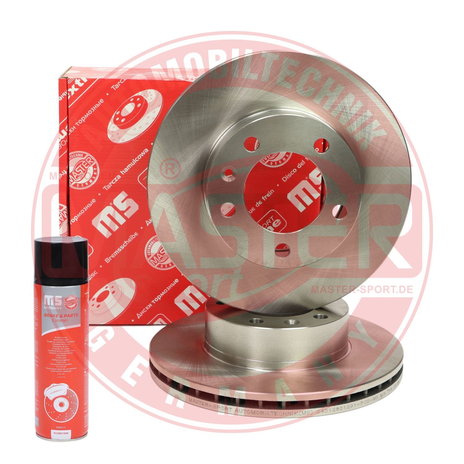Tarcza hamulcowa MASTER-SPORT GERMANY 24012801291-SET-MSP