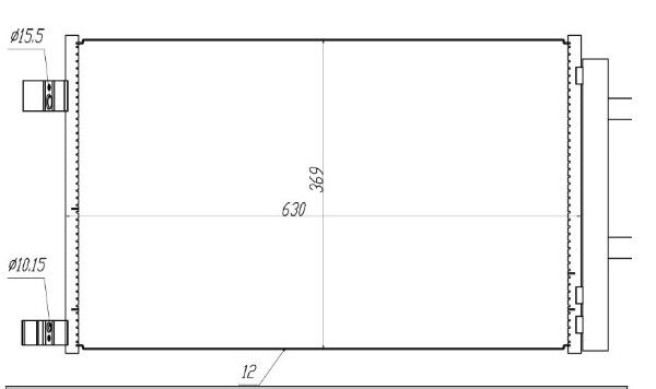 Condensator, climatizare MTR 13054358