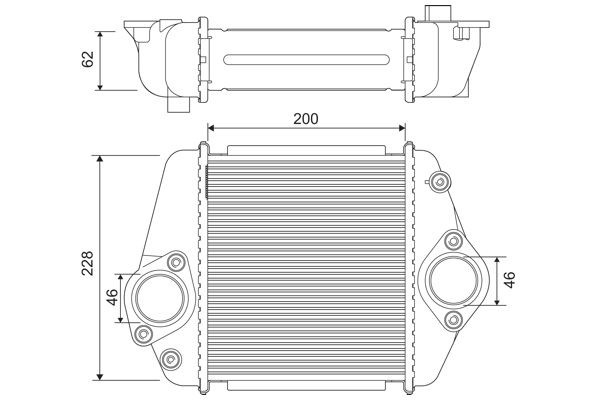 Kompressoriõhu radiaator