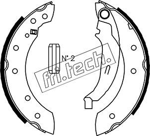 Zestaw szczęk hamulcowych FRI.TECH. 1088.222