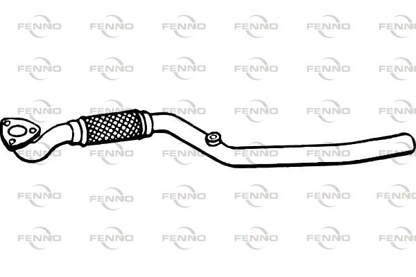 Rura wydechowa FENNO P4593