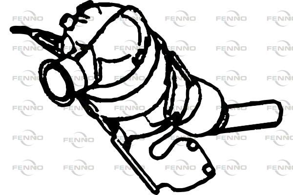 Filtr sadzy / filtr cząstek stałych, układ wydechowy FENNO 18307812286