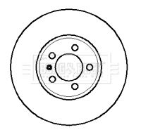 Tarcza hamulcowa BORG & BECK BBD4088