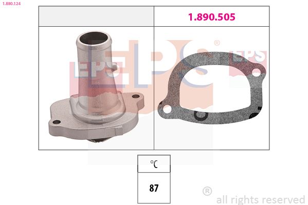 Termostat, chladivo EPS 1.880.124