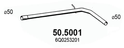 Rura wydechowa ASSO 50.5001