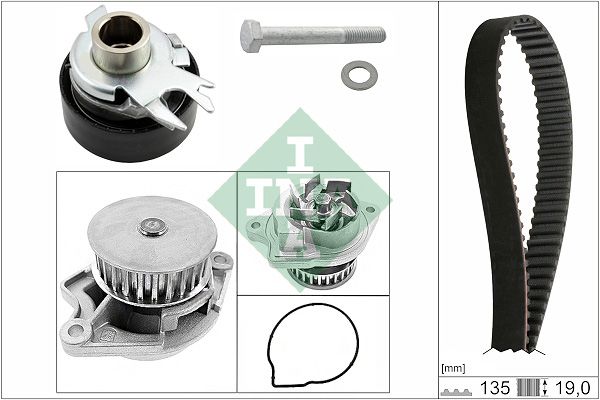 Veepump + hammasrihmakomplekt