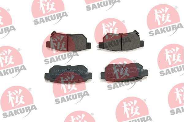 Sada brzdových platničiek kotúčovej brzdy SAKURA 601-40-6620
