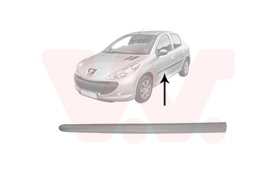 Listwa ozdobna / ochronna, drzwi VAN WEZEL 4028403