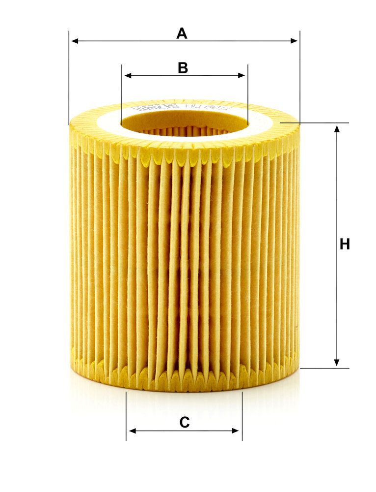 Levně Olejový filtr MANN-FILTER HU 8011 z