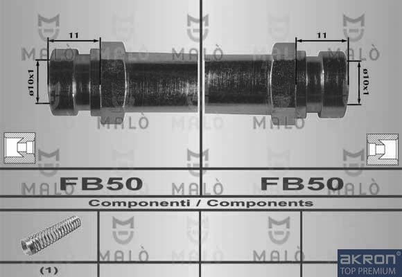 Tuyau en caoutchouc du système de refroidissement