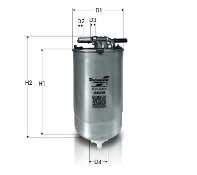Filtr paliwa TECNECO FILTERS GS219