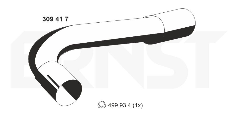 Racord evacuare ERNST 309417