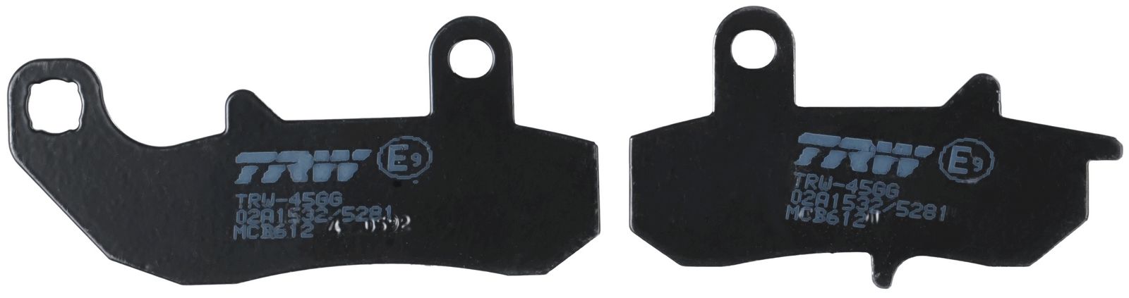 set placute frana,frana disc TRW Organic Allround MCB612