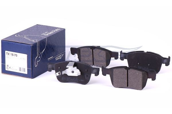 Levně Sada brzdových destiček, kotoučová brzda TOMEX Brakes 19-70