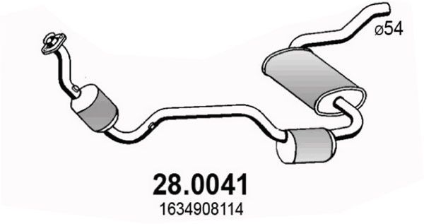 Katalizator ASSO 28.0041