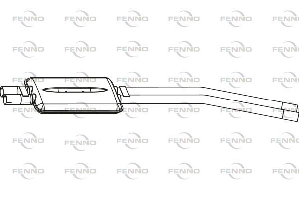 Tłumik środkowy FENNO P36056
