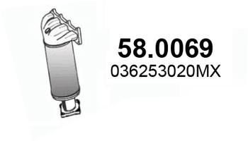 Katalizator ASSO 036253020MX