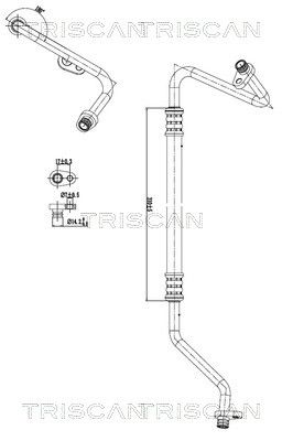 conducta presiune variabila,aer conditionat TRISCAN 9010 28075