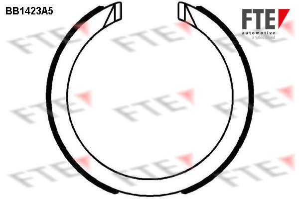 Zestaw szczęk hamulcowych, hamulec postojowy FTE 9100151