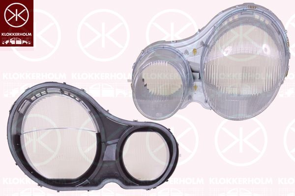 Szyba rozpraszająca reflektora, reflektor KLOKKERHOLM 35270252A1