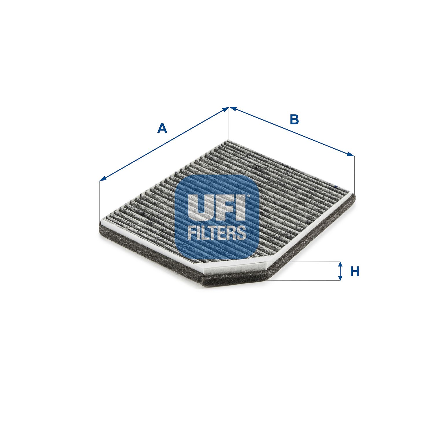 Filtr, wentylacja przestrzeni pasażerskiej UFI 54.280.00