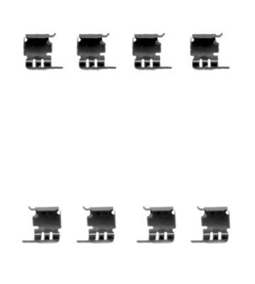 Set accesorii, placute frana TEXTAR 82509100