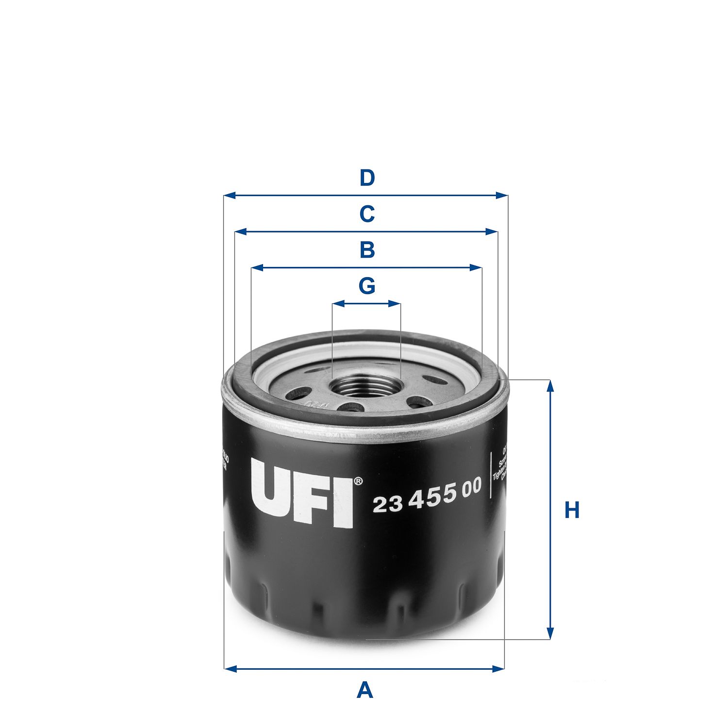 Olejový filter UFI 23.455.00