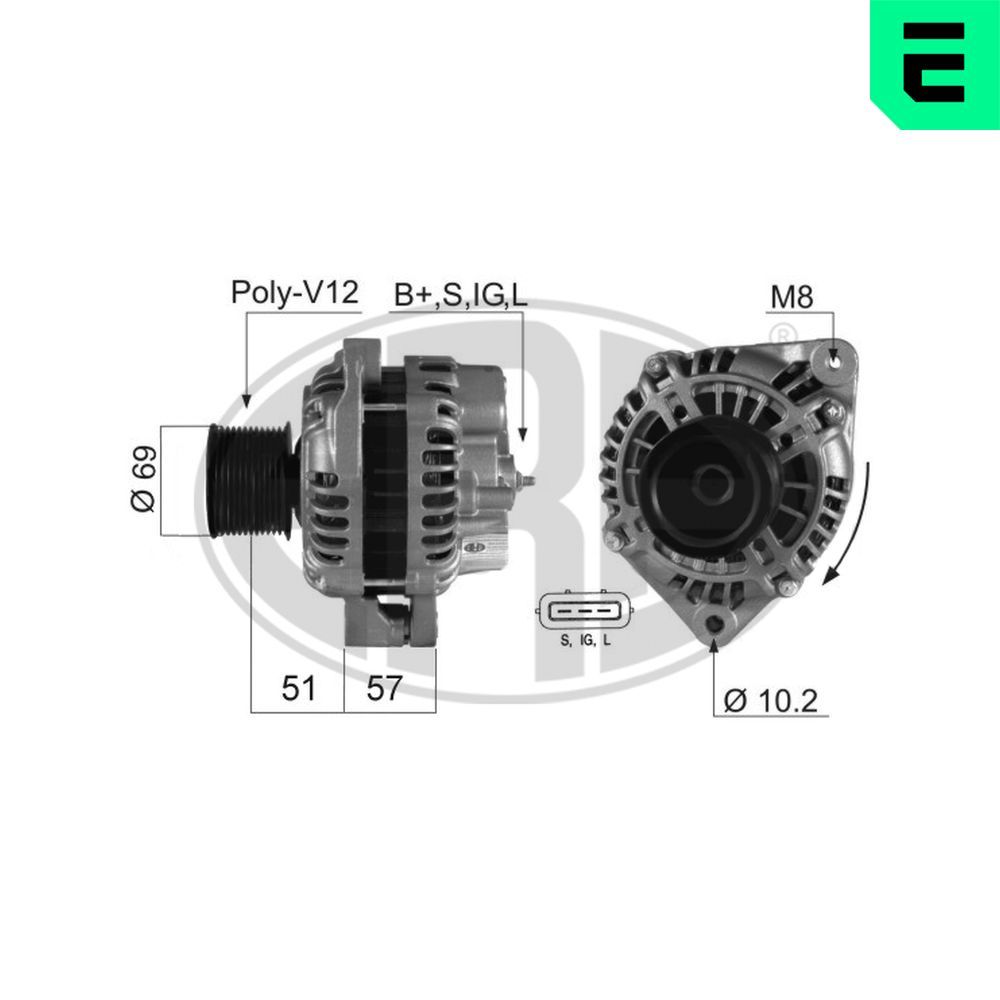 Generator / Alternator ERA 210341