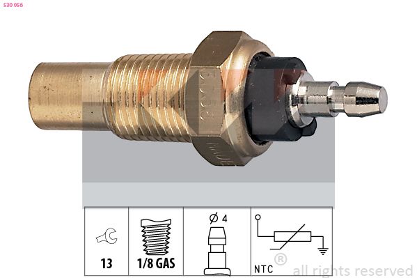 Czujnik, temperatura płynu chłodzącego KW 530 056