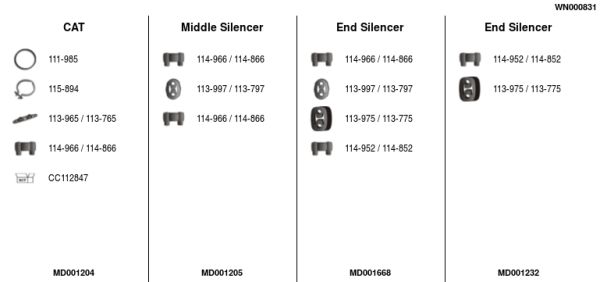 Układ wydechowy FA1 WN000831