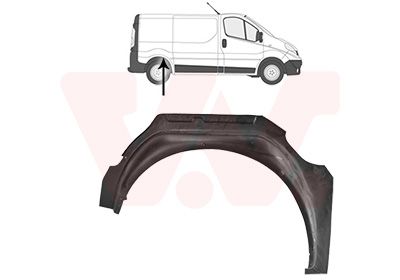 Wnęka na koło VAN WEZEL 4394348