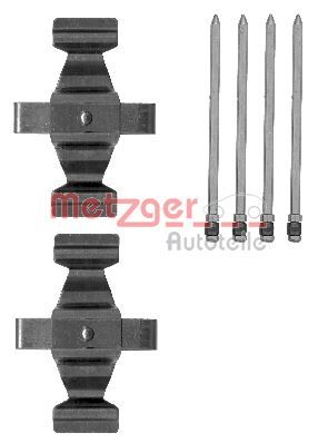Set accesorii, placute frana METZGER 109-1829