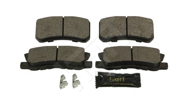 Zestaw klocków hamulcowych, hamulce tarczowe HART 252 292