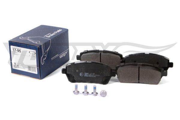 Levně Sada brzdových destiček, kotoučová brzda TOMEX Brakes 17-95