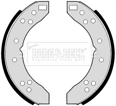 Zestaw szczęk hamulcowych BORG & BECK BBS6171