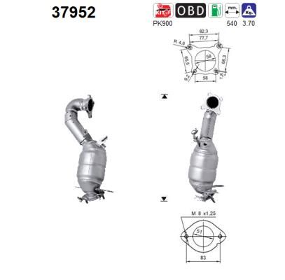 Katalizator AS 37952