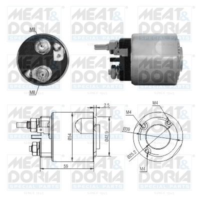 Włącznik elektromagnetyczny, rozrusznik MEAT & DORIA 46310