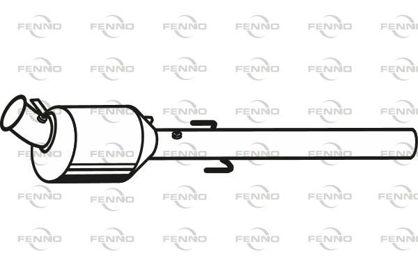 Filtr sadzy / filtr cząstek stałych, układ wydechowy FENNO P9821DPF