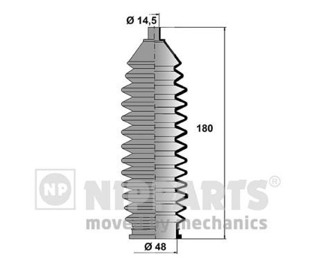 Zestaw osłon, układ kierowniczy NIPPARTS N2841021