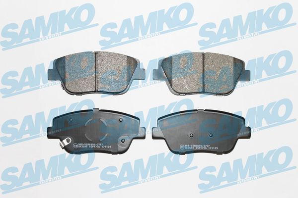 Sada brzdových destiček, kotoučová brzda SAMKO 5SP1736