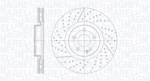 Tarcza hamulcowa MAGNETI MARELLI 361302040810
