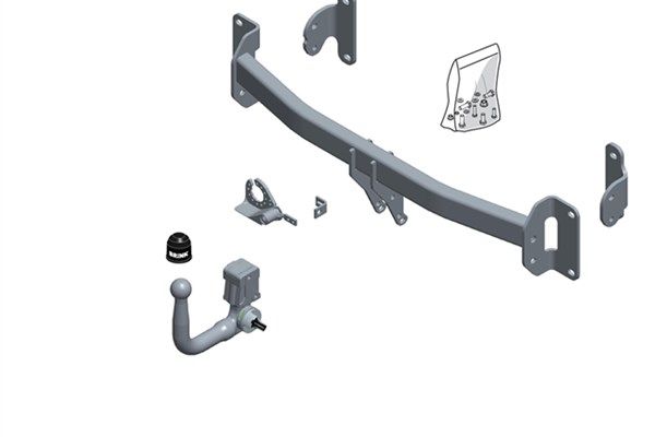 Zestaw zaczepu przyczepy BRINK 602700